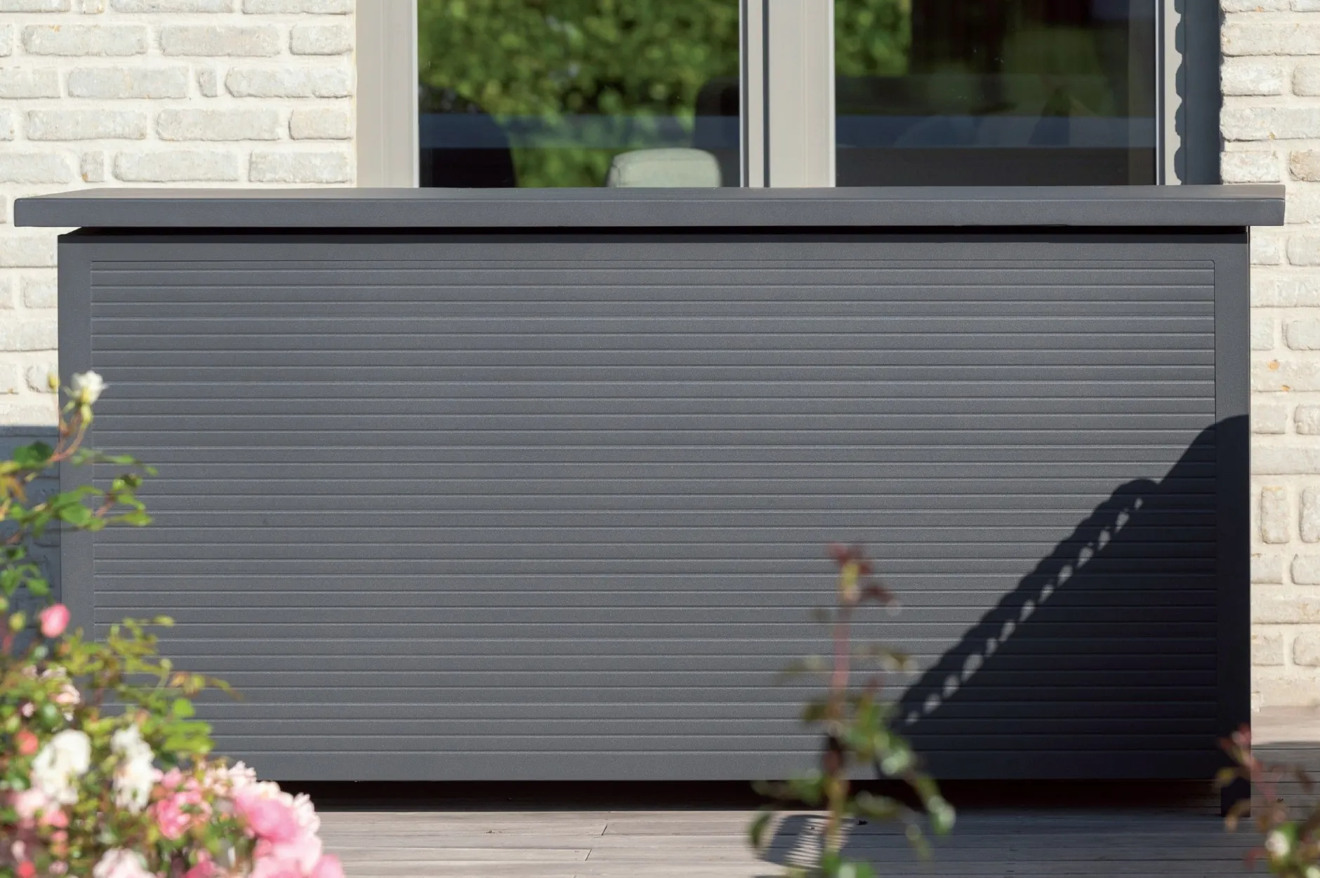 XL-Kissenbox Romario Gescova - Aluminium Anthrazit 210x110cm