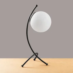 Yay Tischlampe | METALLGEHÄUSE | Schwarz, Weiß