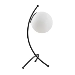 Yay Tischlampe | METALLGEHÄUSE | Schwarz, Weiß