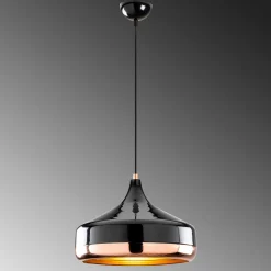 Yıldo Kronleuchter | METALLGEHÄUSE | Schwarz, Kupfer