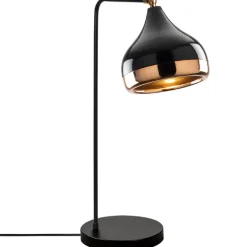 Yıldo Tischlampe | METALLGEHÄUSE | Schwarz, Kupfer