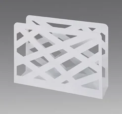 Zeitschriftenständer | 35 x 10 x 26 cm | Weiß
