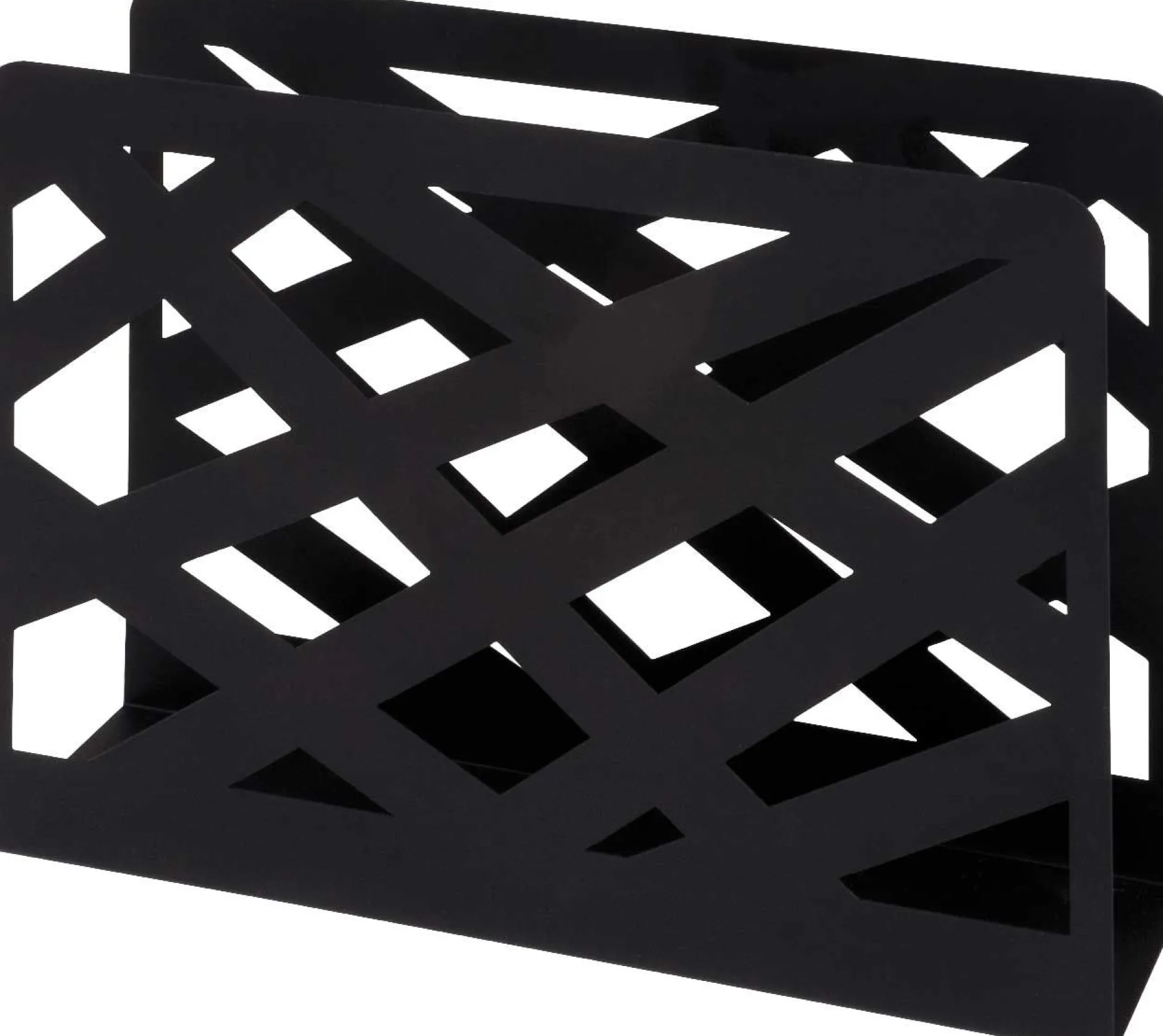 Zeitungsständer | 35 x 10 x 26 cm | Schwarz