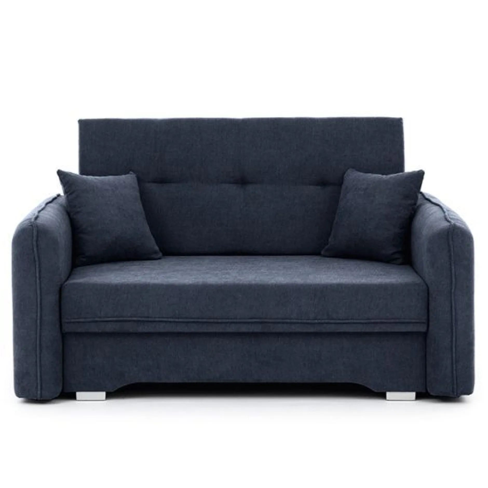 Zweisitziges Sofa mit Schlaffunktion Laina | 155 x 105 x 75 cm | Dunkelblau