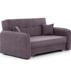 Zweisitziges Sofa mit Schlaffunktion Laina | 155 x 105 x 75 cm | Lila