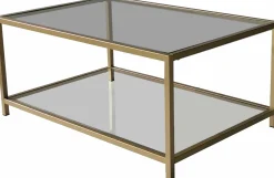 Zweite Chance Astro Couchtisch | METALLRAHMEN | Gold