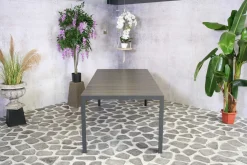 Zweite Chance Gartentisch Jersey 220x100 - anthrazit